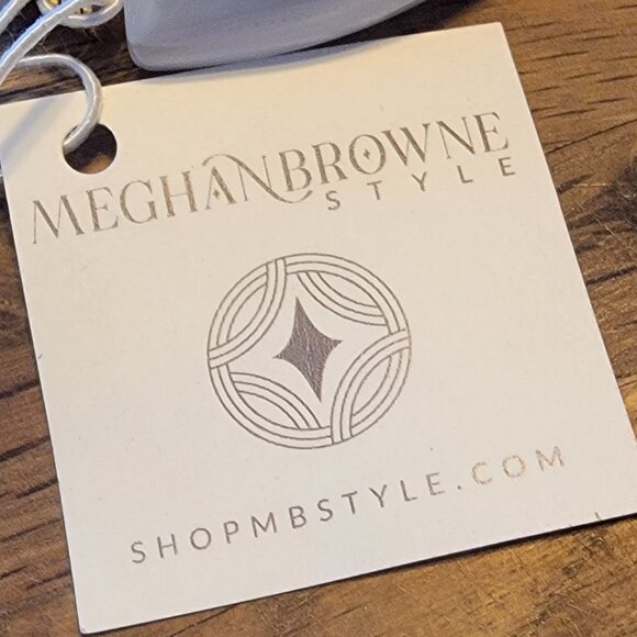 Meghan Browne Style Henry Gray Stretch Chunky Beaded Bracelet - Picture 10 of 10